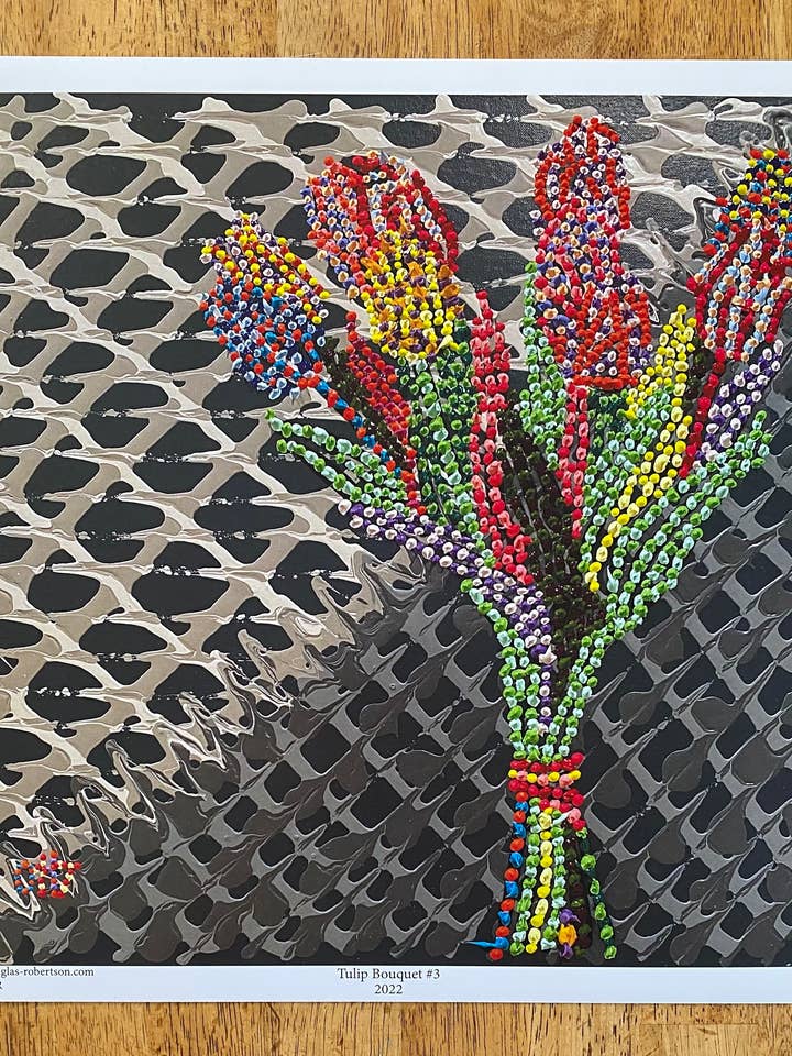 Tulip Bouquet #3 for wholesale by Fringe Art Collective