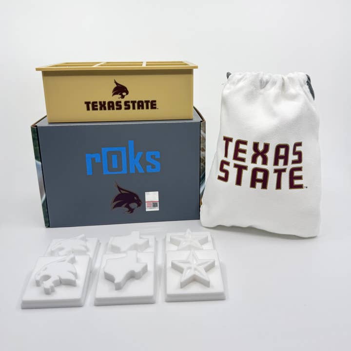 Texas State University Custom Cocktail Ice Tray - Bundle for wholesale by rOks