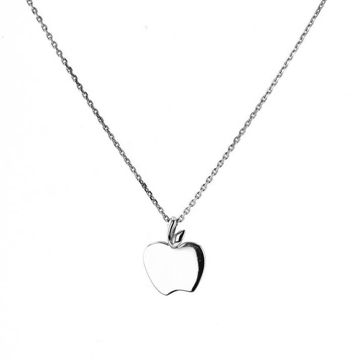 14K White Gold Apple Pendant for wholesale by NYMAN JEWELERS