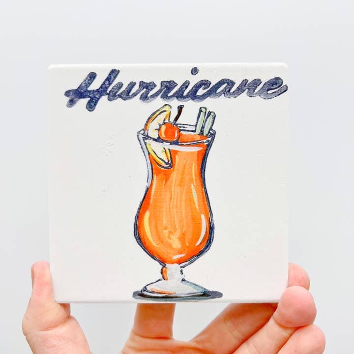 Home Malone - Wholesale Coasters - Hurricane Coaster - New Orleans Drink Absorbable Stone