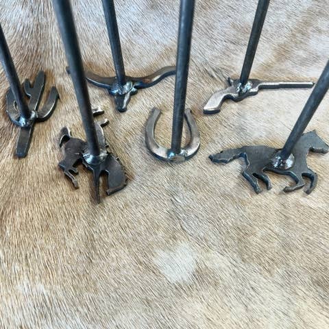 Branding Irons 2"-3" Steak Brands Grill Gifts for wholesale by Arellano Studios