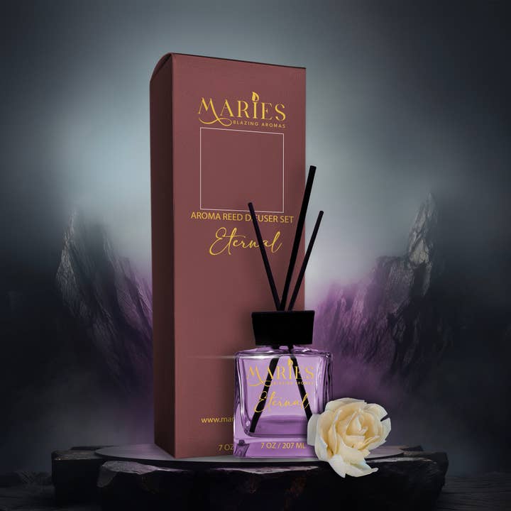 Marie's Blazing Aromas LLC - Vente Diffuseur à tiges - Ensemble de diffuseurs Eternal Aroma Reed