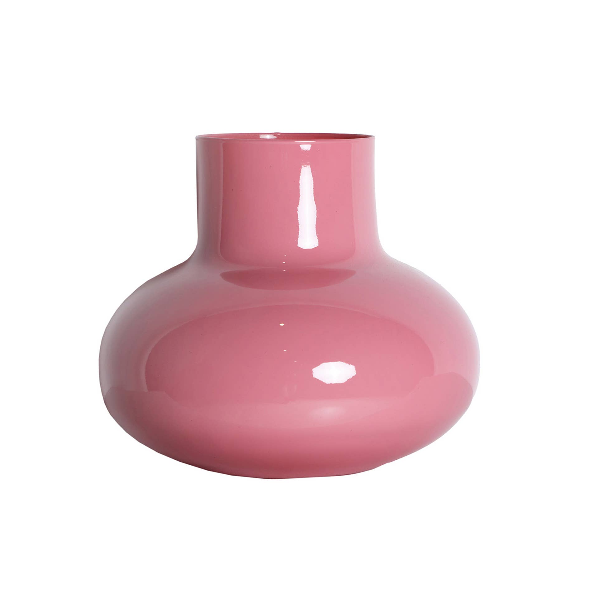 Kodu – Engroshandel Vase – Pink glasvase, 30 x 30 x 25 cm0
