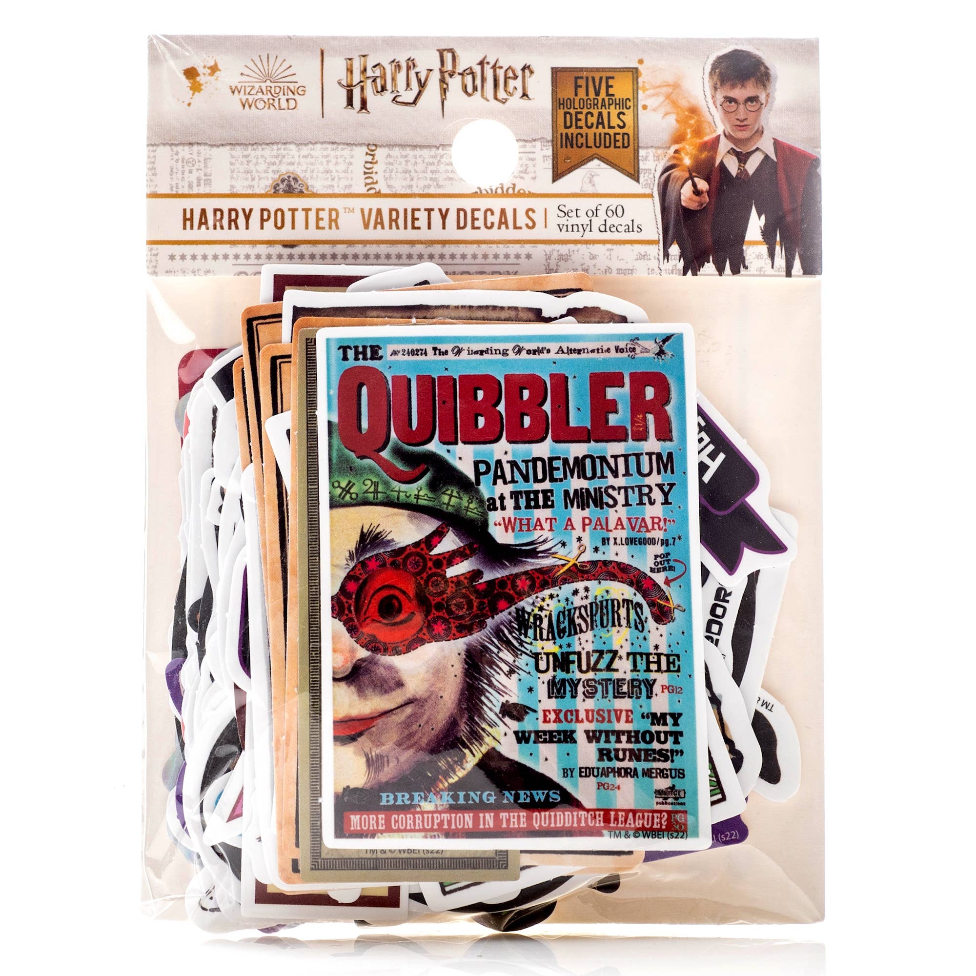 Conquest Journals - Vente Autocollant - Autocollants Harry Potter Variety (paquet de 60)1