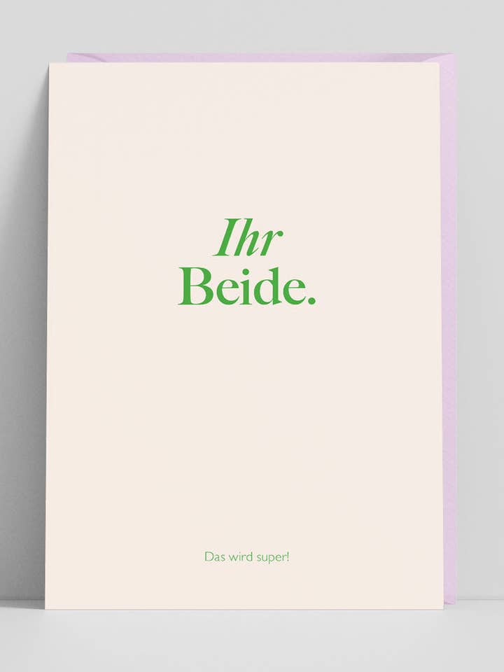 Greeting card you both for wholesale by STUDIO LIV