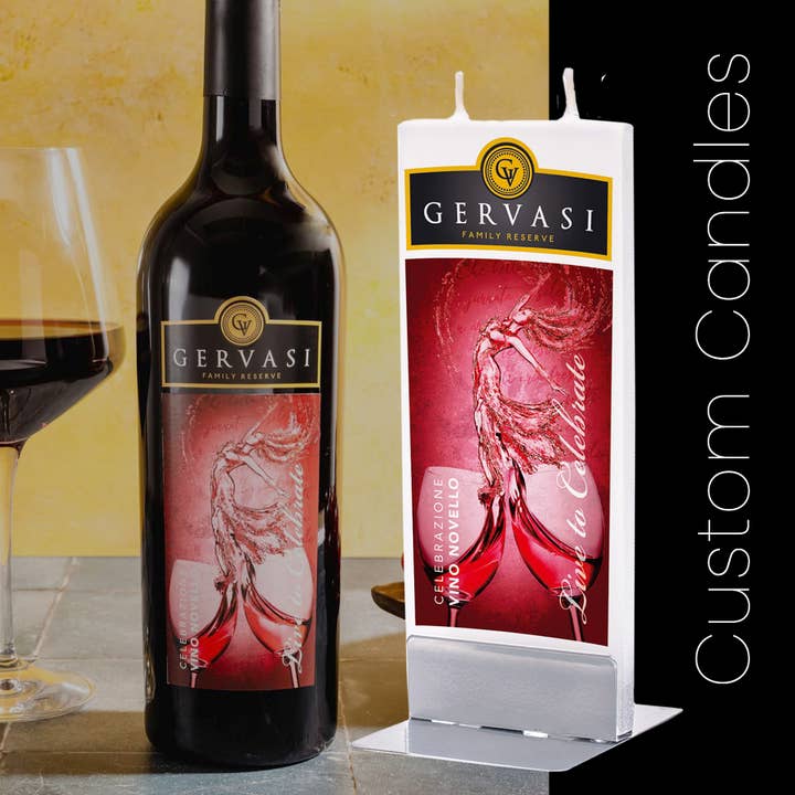 Flat Handmade Candle - Custom Personalized Design for wholesale by Flatyz Candles