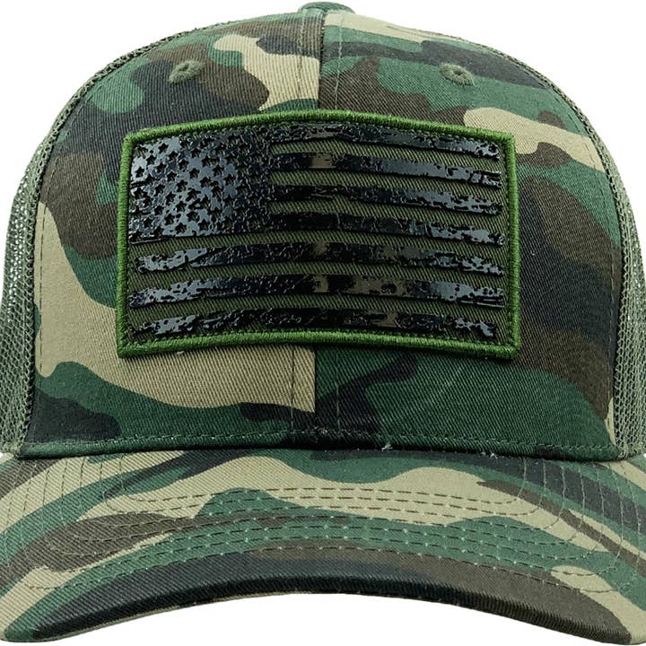 KBETHOS - Wholesale Trucker Hat - Men's - FLAG UV PRINT PATCH MESH BACK BALLCAP26