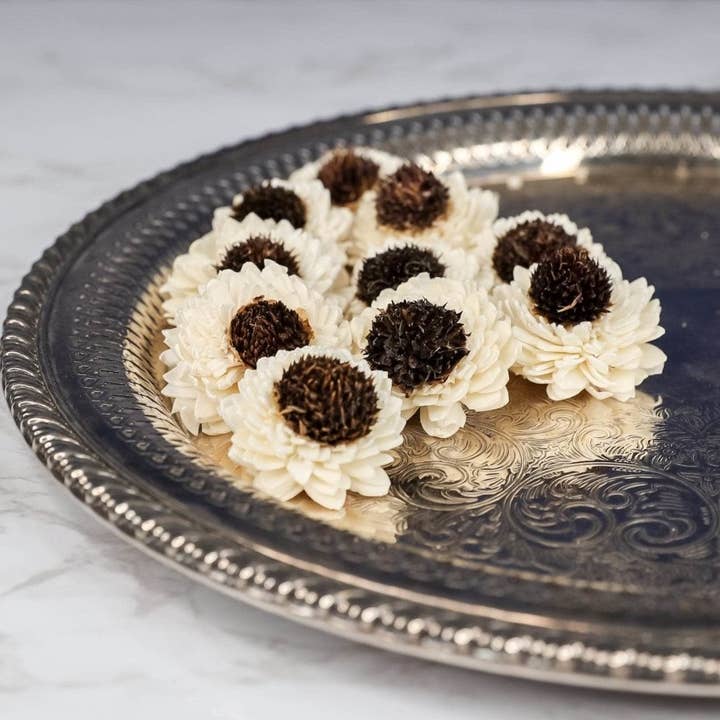 1.5" Sun Zinnia (10 pack) for wholesale by Sola Wood Flowers