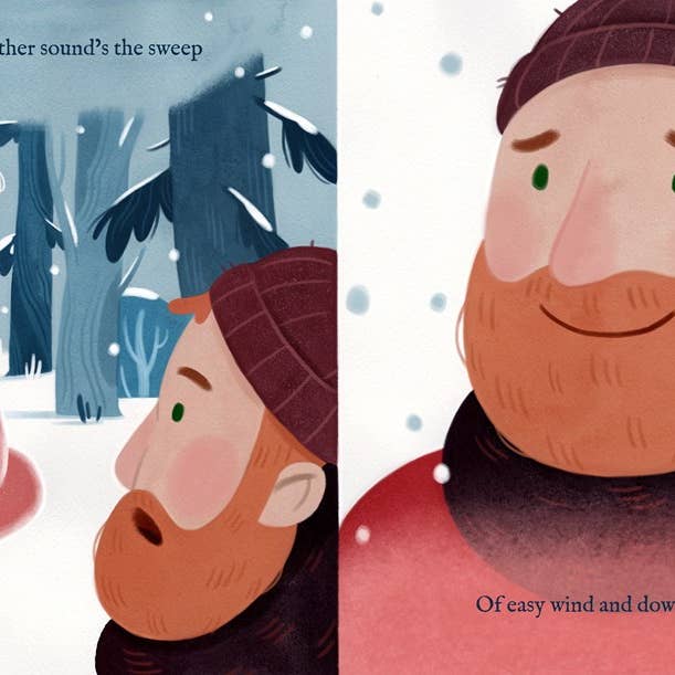 Familius, LLC - Wholesale Preschool Book (3-5) - Stopping By Woods on a Snowy Evening11