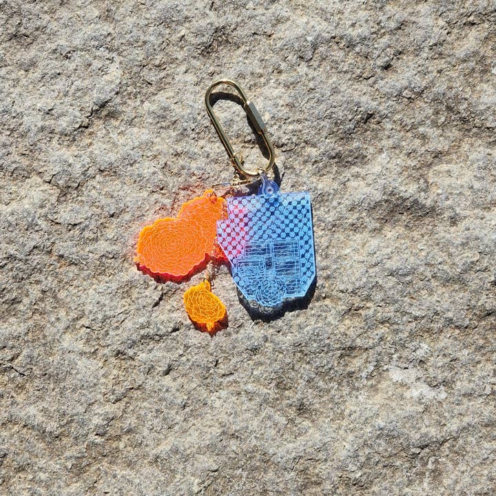 Lululala by Seongmin – wholesale Keychain – Women's – Keyring 3 Flower and Book