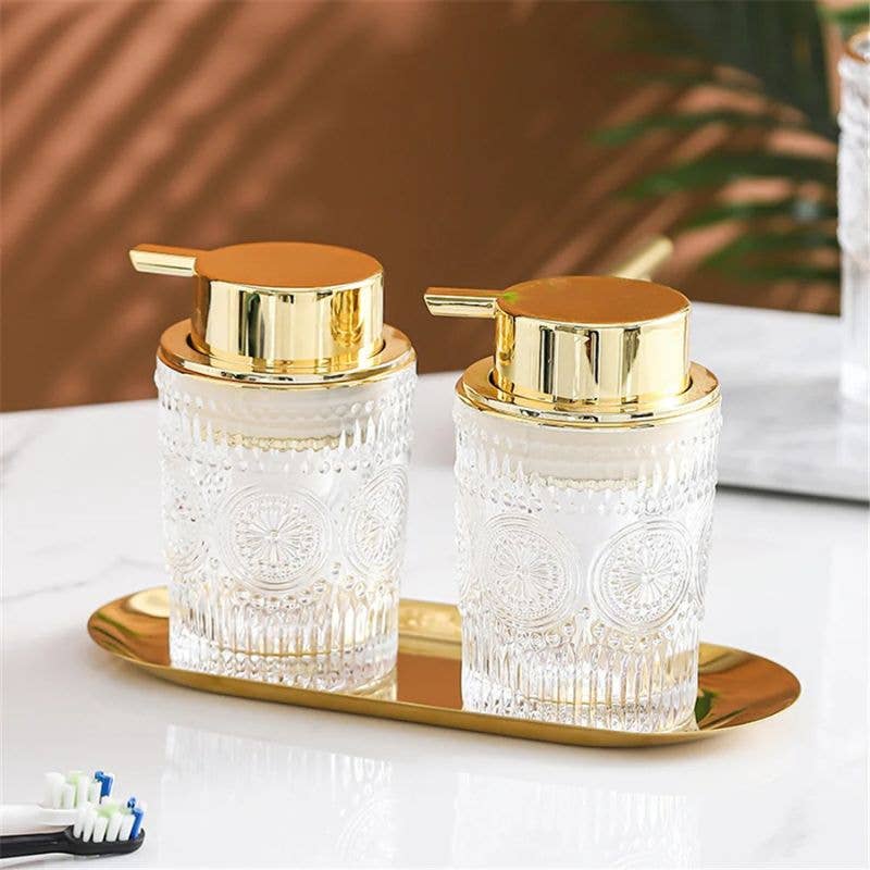 Kiyo Home - Wholesale Soap dispenser - Glass Foaming Soap Dispenser | Elegant Soap Dispenser Pump10