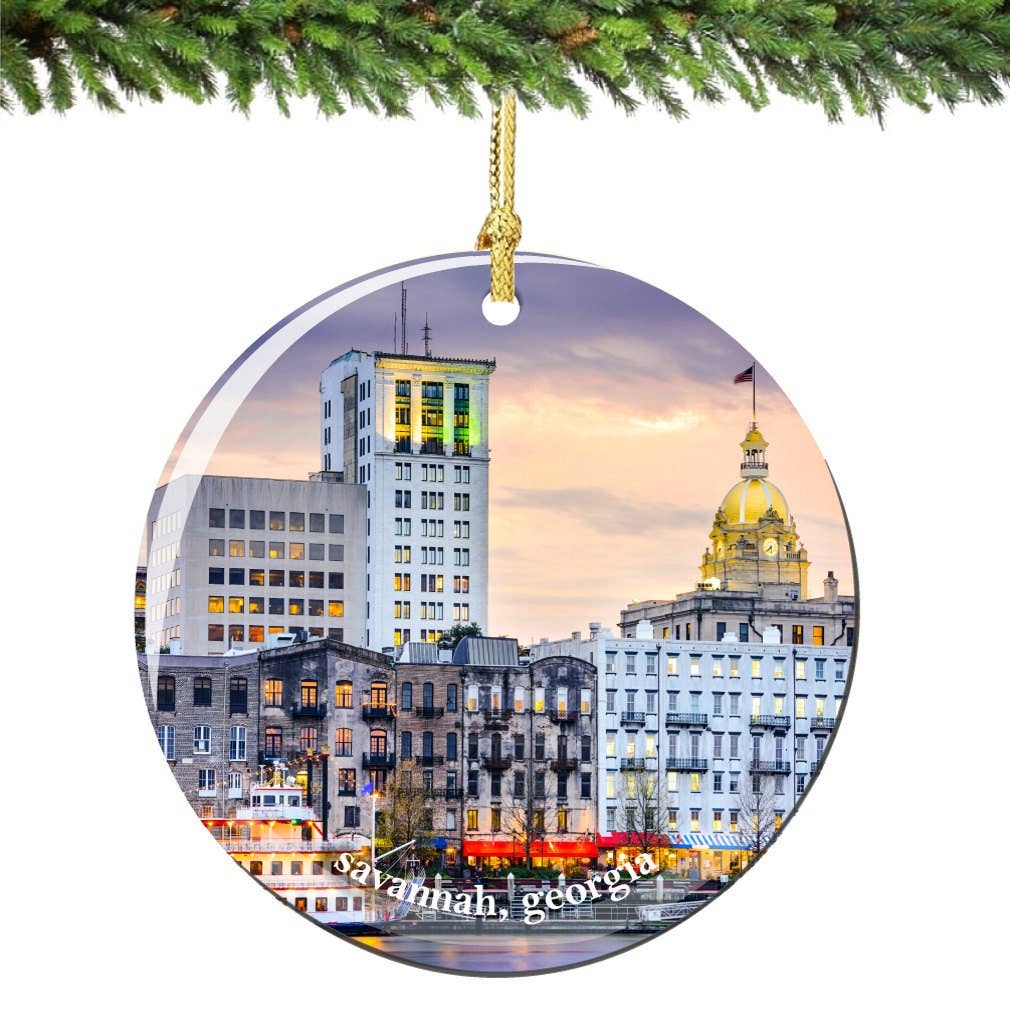 City Souvenirs - Wholesale Ornament - Savannah Christmas Ornament0