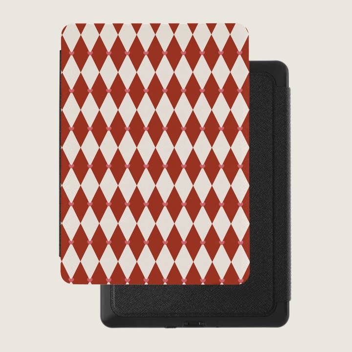 Funda para Kindle de rombos de corazones para venta al por mayor de MagicMerchEmporium