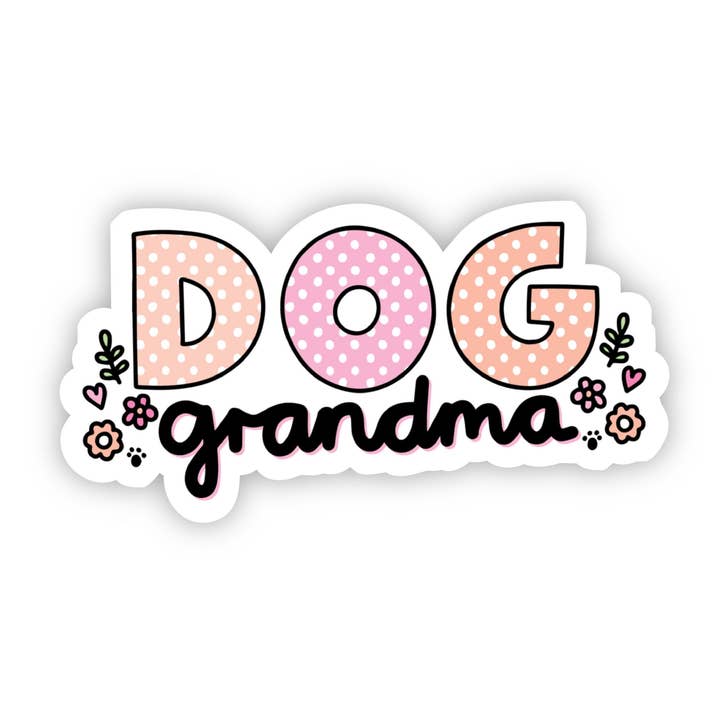 Big Moods - Wholesale Sticker - Dog Grandma Sticker