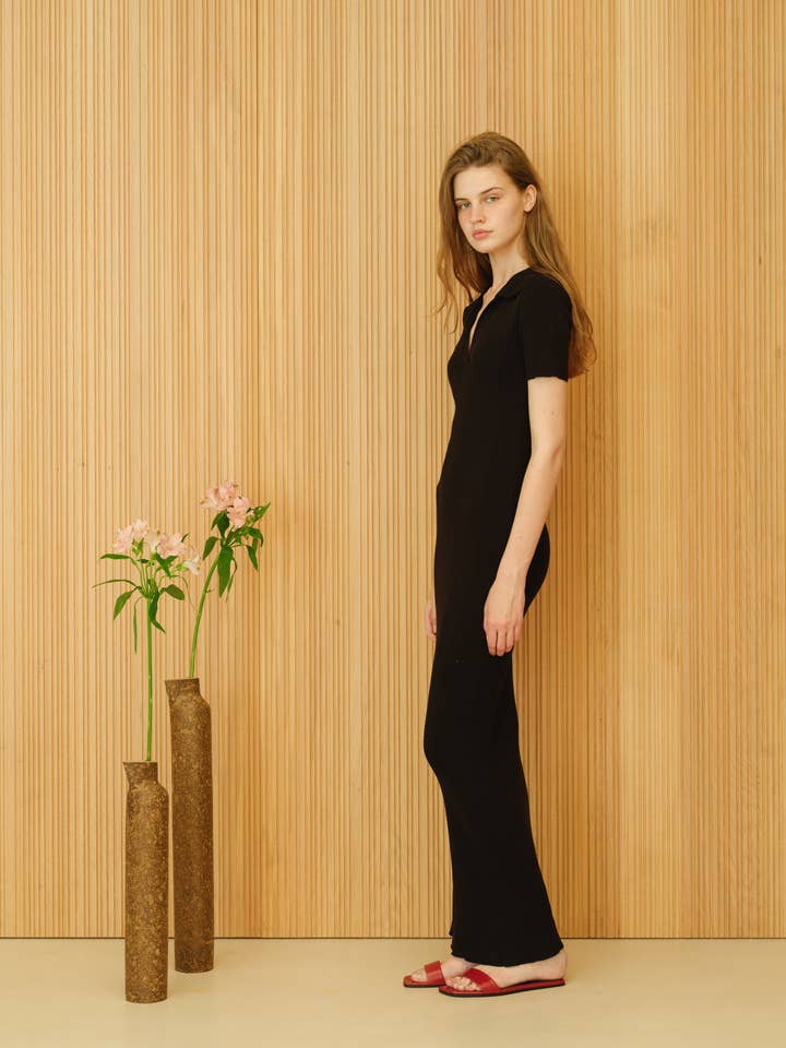 Lèmme - Wholesale Jurk - Dames - Fijne Katoenen Jurk met Open Rug2