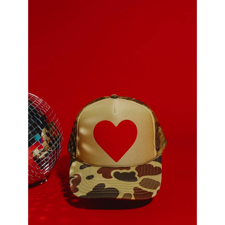 Ascot + Hart - Wholesale Trucker Hat - Women's - Classic Heart Trucker6