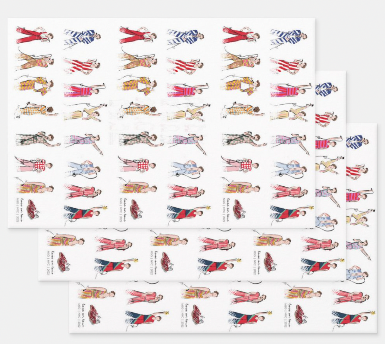 Jennifer Vallez - Wholesale Flat Wrap - Harry Styles Love on Tour MSG Gift Wrap Sheets1