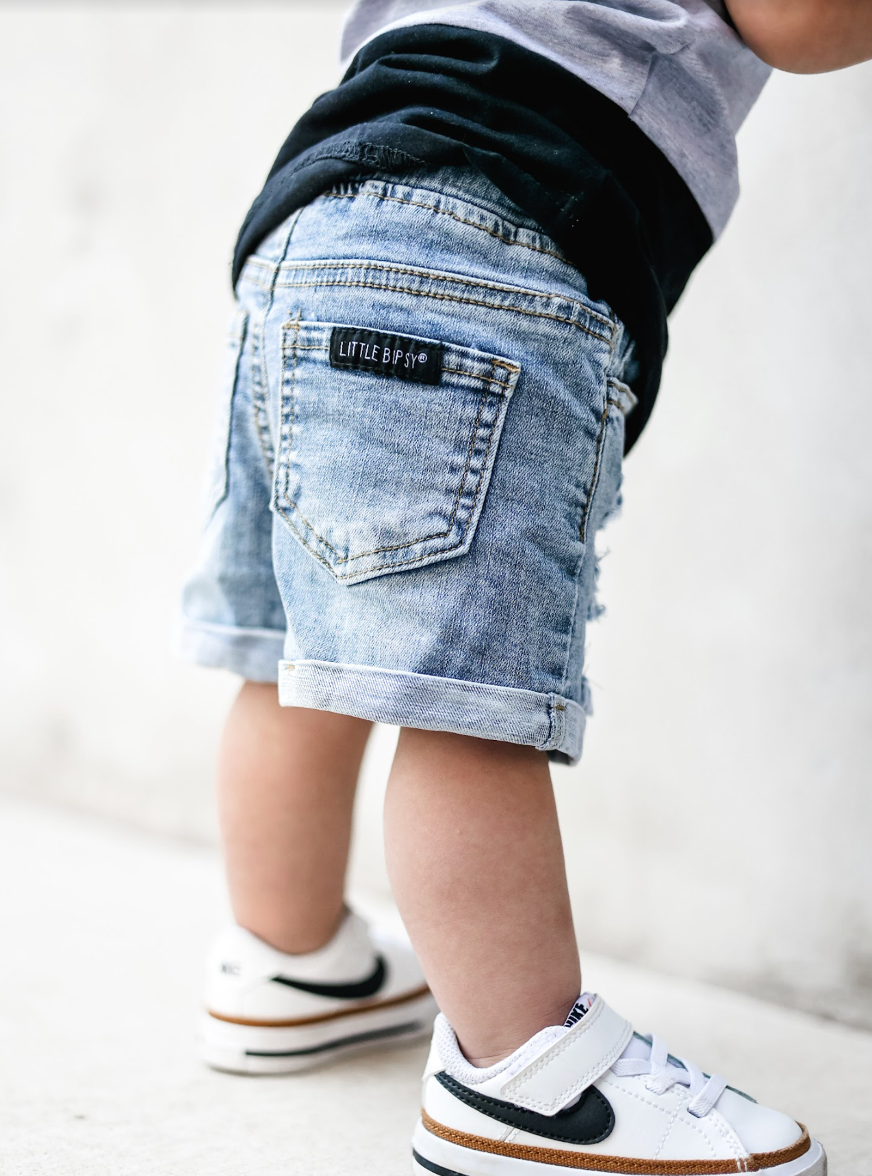 Little Bipsy - Wholesale Shorts - Kids - Distressed Denim Short7