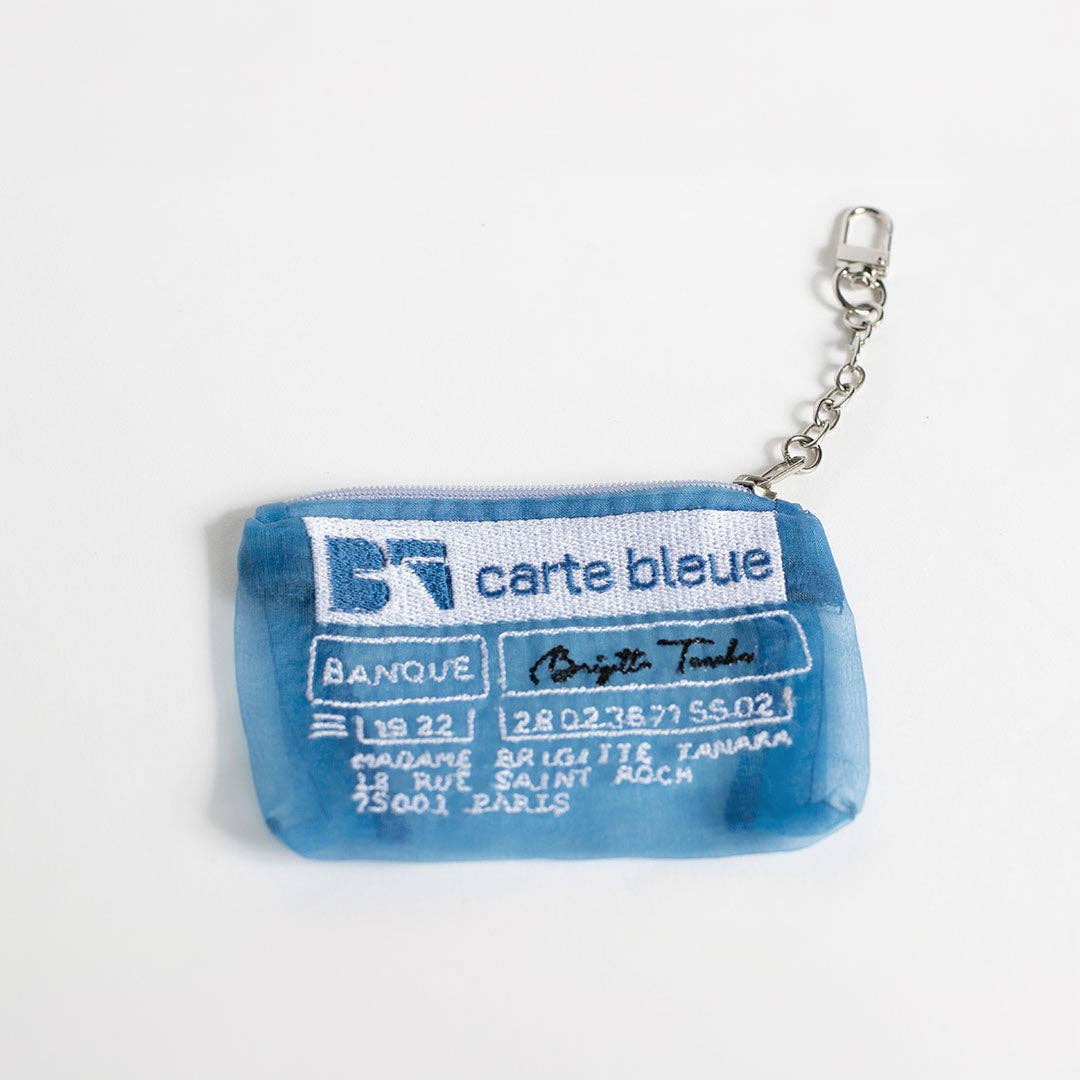 Brigitte Tanaka - Wholesale Coin Purse - Women's - Blue Card Holder1