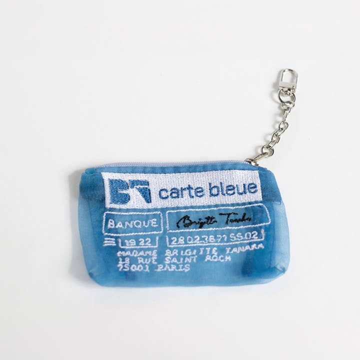 Brigitte Tanaka - Wholesale Coin Purse - Women's - Blue Card Holder1