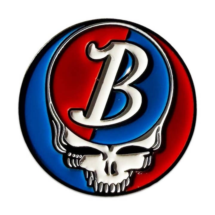 Boston Scally The Grateful Dead Skull Pin for engroshandel hos Boston Scally