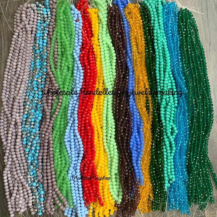 MaddieMayShop - Wholesale Beads - 8mm Rondelles Crystals for Jewelry making16