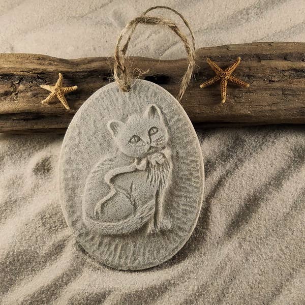 The Sand Store by Creative Artworks, Inc. - Wholesale Ornament - Cat Sand Ornament1