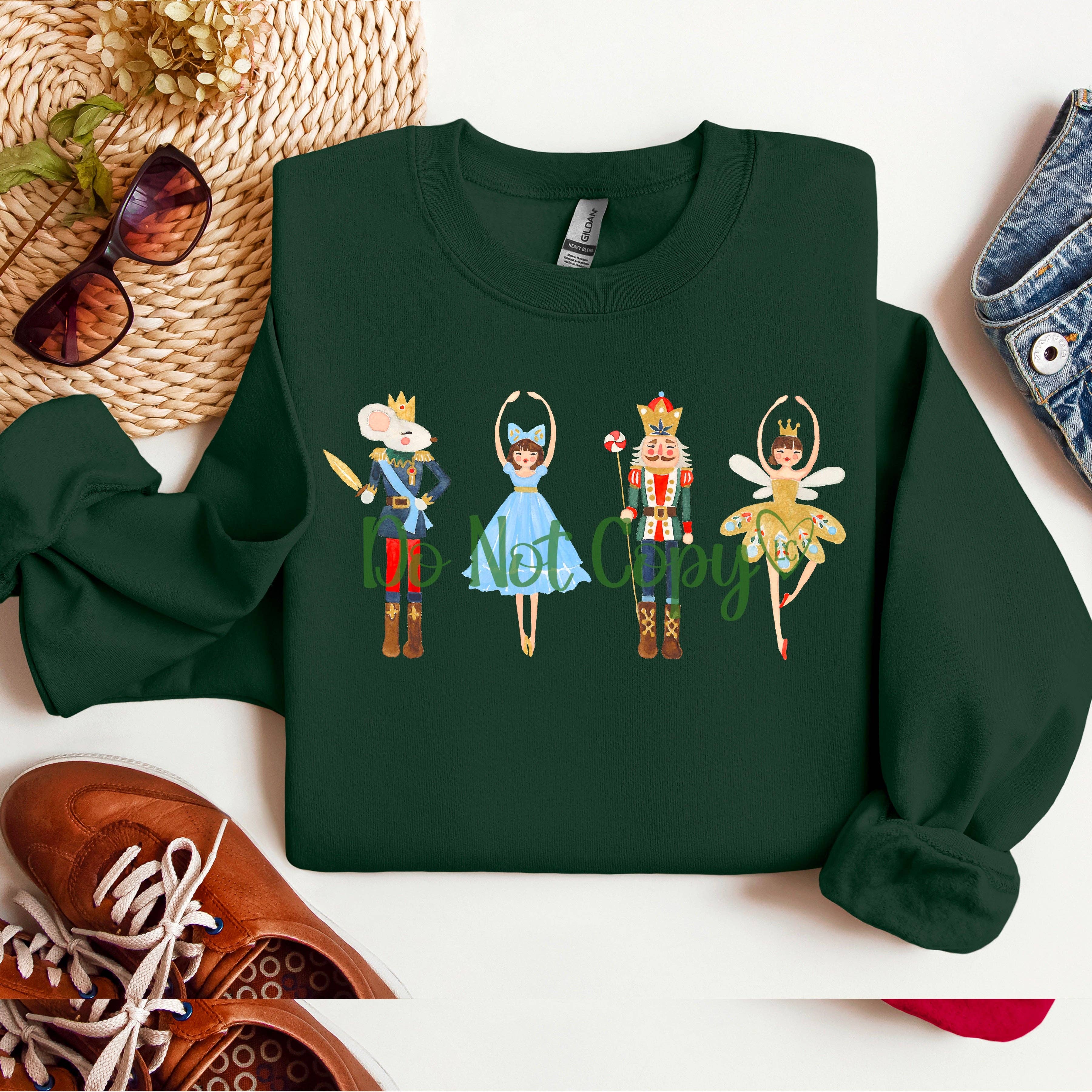 Lauras Closet – Camisola gráfica - Unissexo por atacado – NUTCRACKER - T-shirt Gráfica3