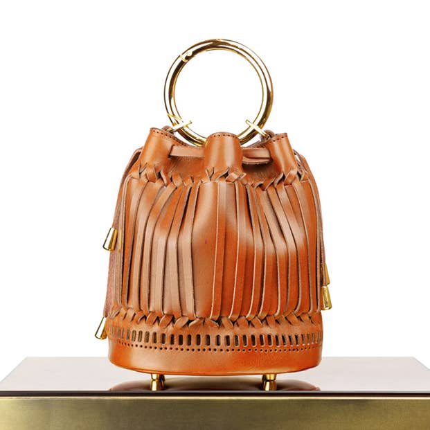 Lille spandtaske med rem fra Digerolamo for engroshandel hos Digerolamo