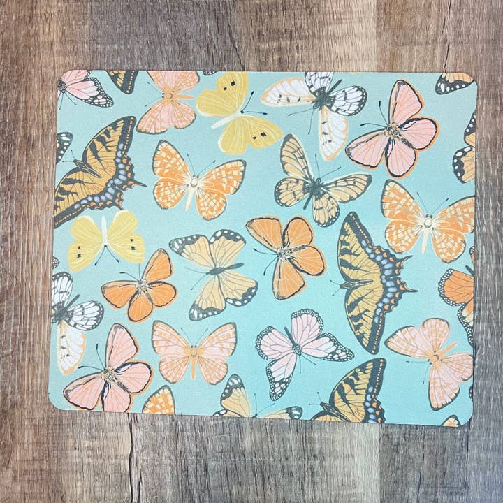 Schmetterlings-Mauspad für den Großhandel von SarahMackenzieStudio