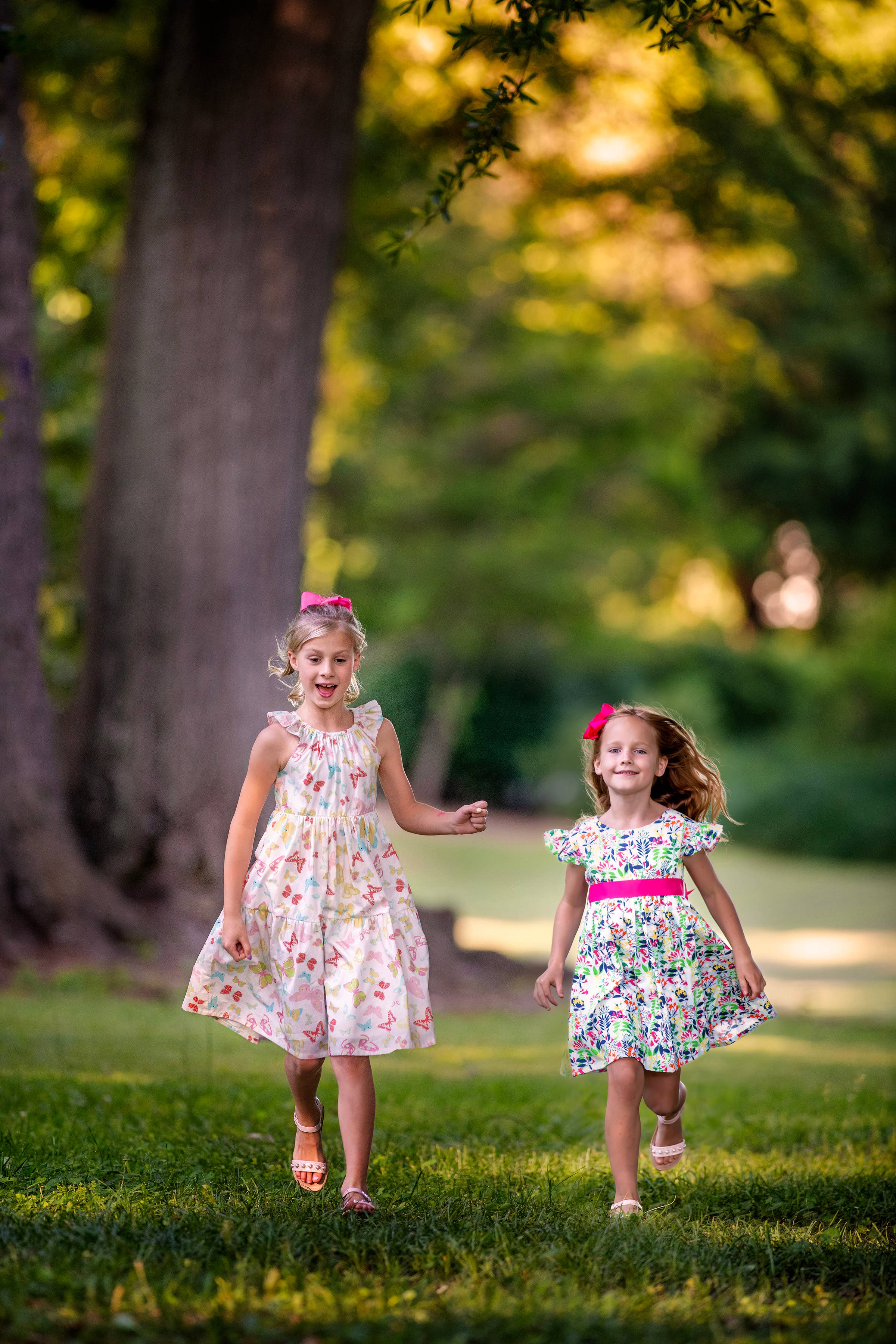 Minna - Wholesale Dress - Kids - Tiered Twirl Dress - Butterfly Ballet Petal Pastels24