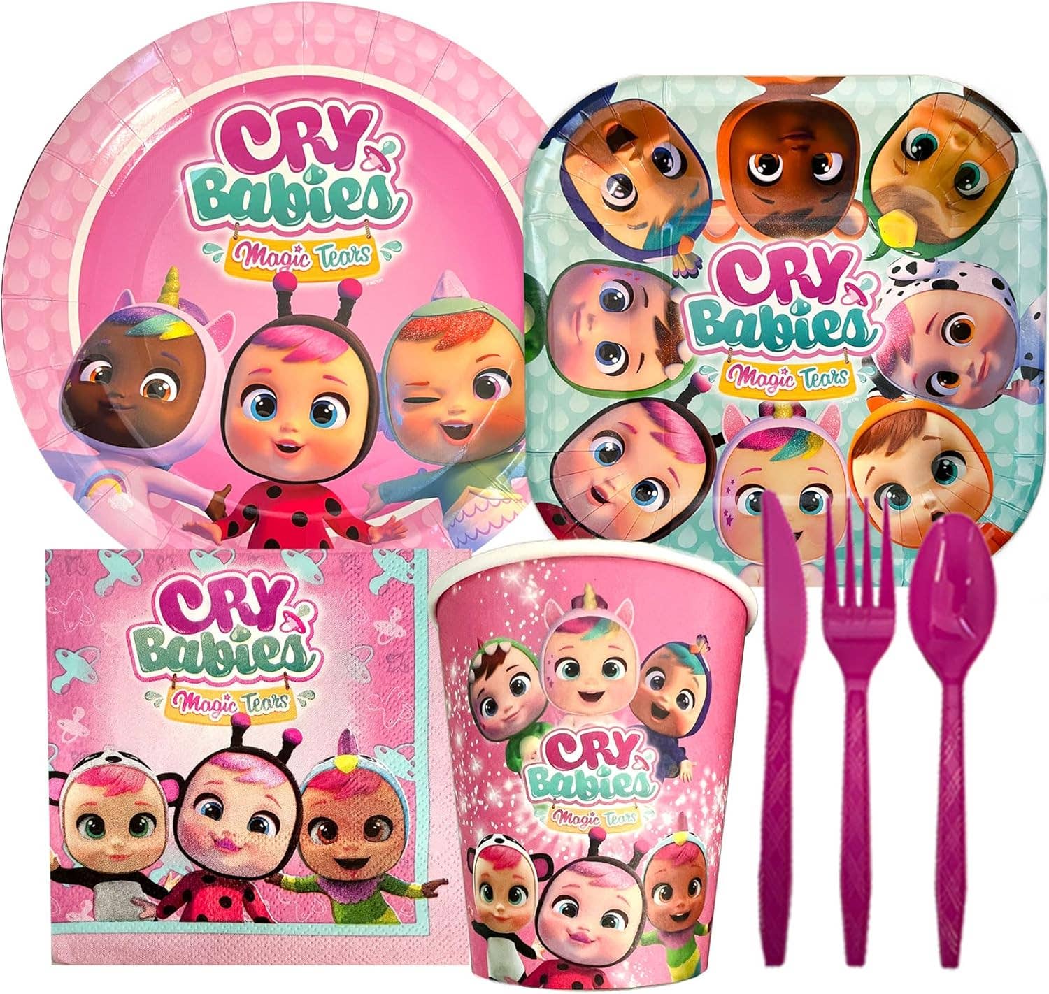 Mighty Mojo Toys - Wholesale Decal - Party Decorations - Cry Babies Birthday Party Kit2