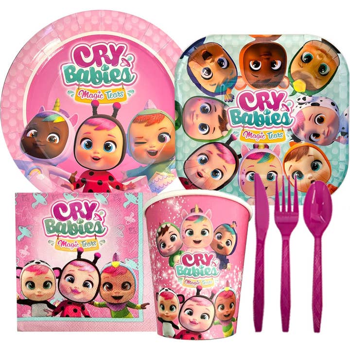 Mighty Mojo Toys - Wholesale Decal – Party decorations - Cry Babies Birthday Party Kit2