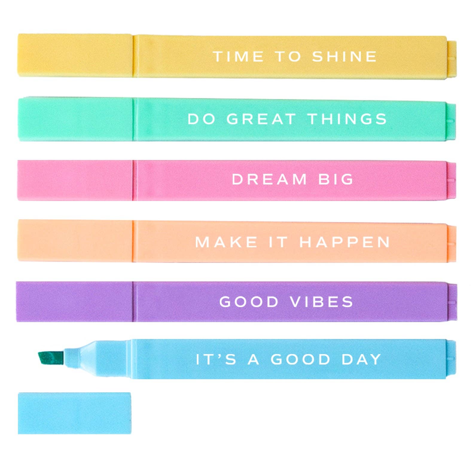 Sweet Water Decor – wholesale Highlighter – Do Great Things Highlighter Set - Stationery Set5