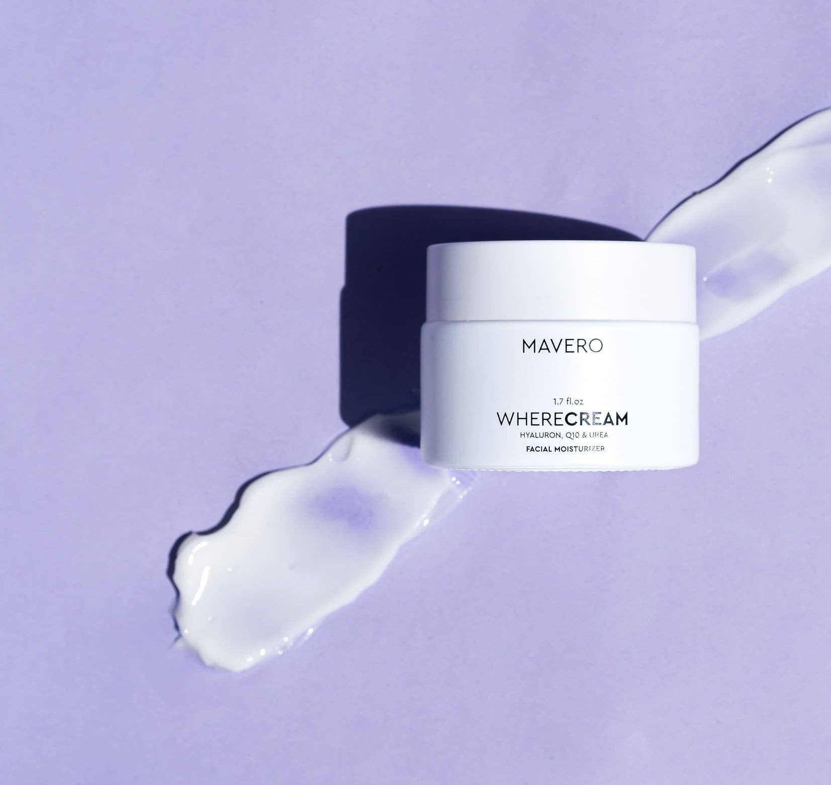 MAVERO COSMETICS - Wholesale Facial Moisturizer - WHERECREAM - day cream with hyaluronic acid, Q10 & urea3