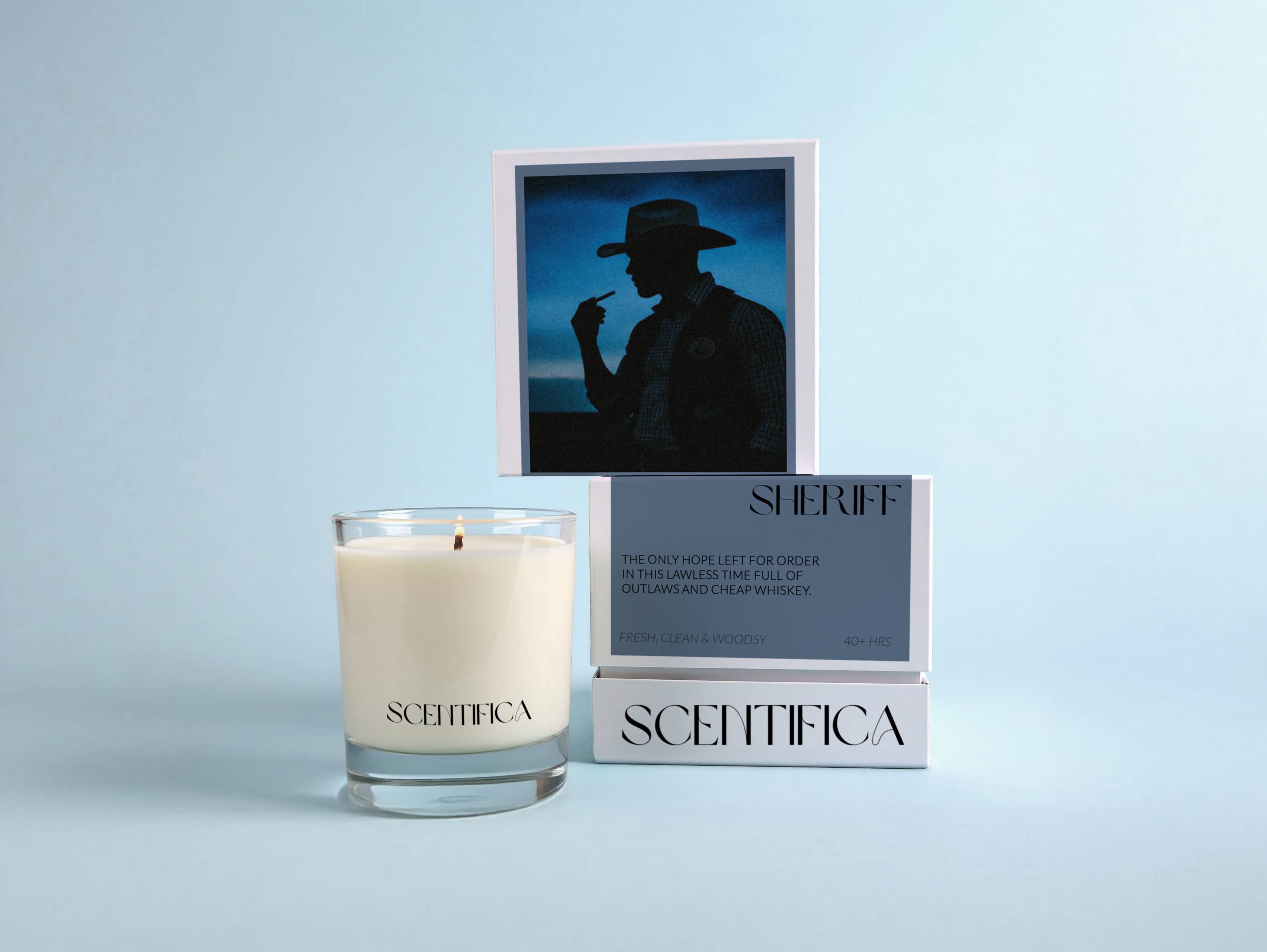 Scentifica - Wholesale Jar/Filled Candle - Sheriff Soy Candle