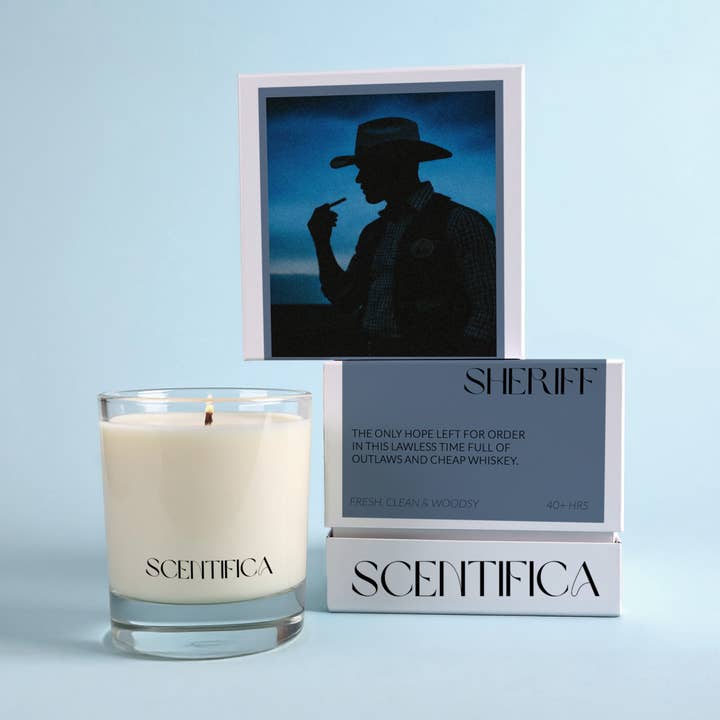 Scentifica - Wholesale Jar/Filled Candle - Sheriff Soy Candle0