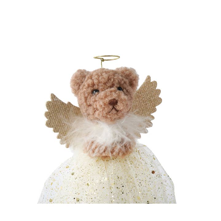 CGB Giftware - Wholesale Tree Topper - Little Bear Co. Gold Teddy Bear Tree Topper4