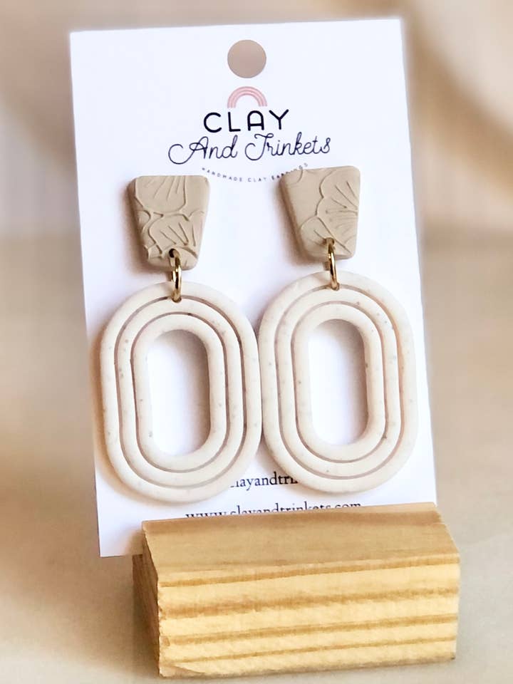 Megan Dangles for wholesale by Clay and Trinkets
