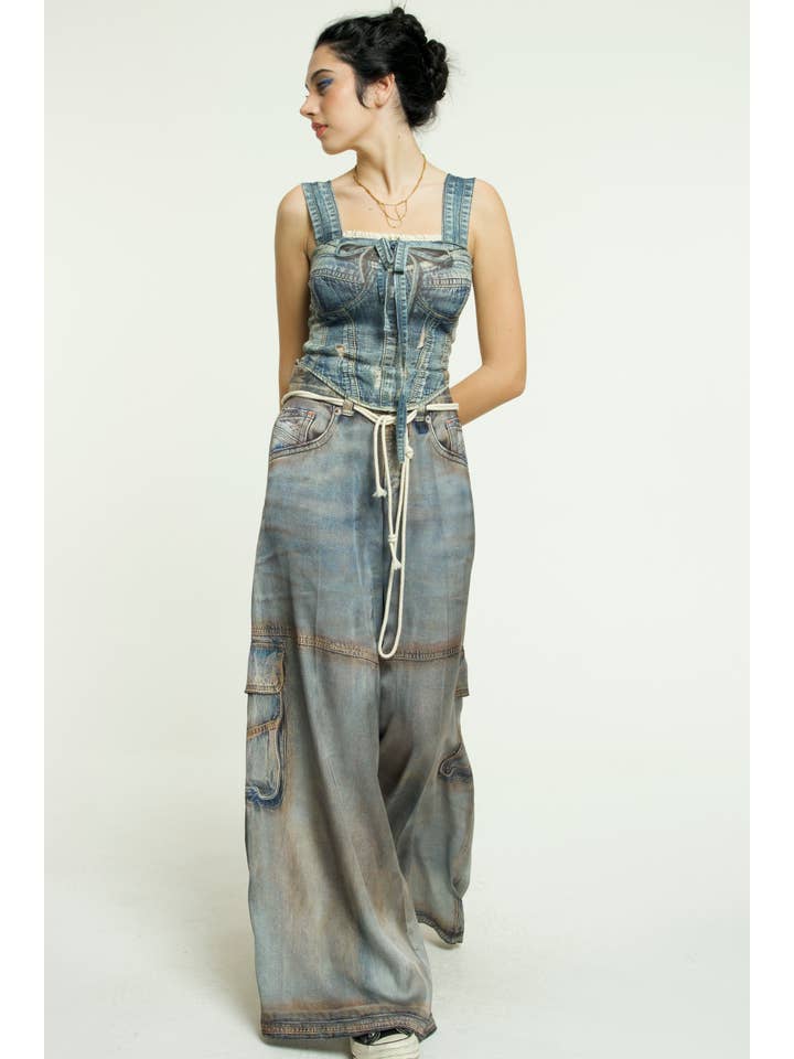 IPNG Design – Engroshandel Bukser - Dame – Bukser Sateen Rust - Jeanious13