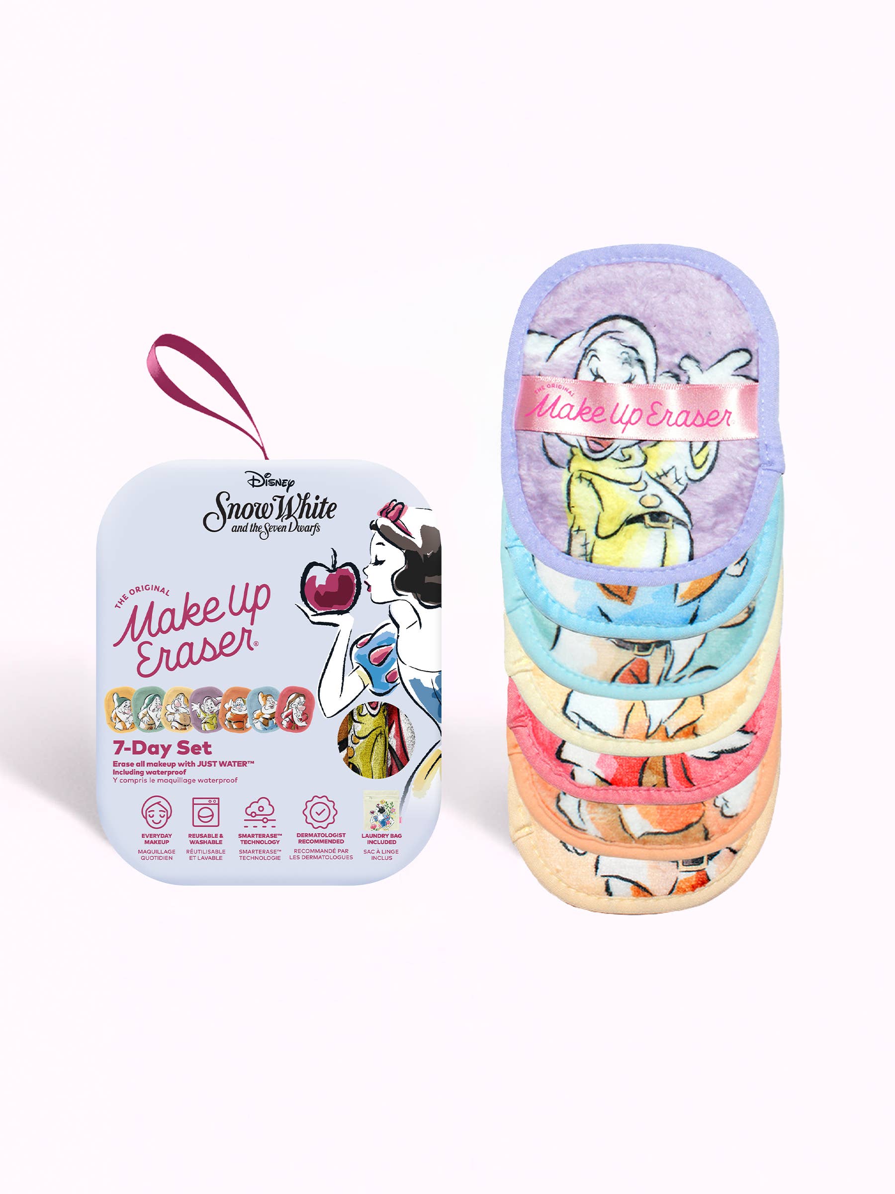 The Original MakeUp Eraser - Vendita all'ingrosso Struccanti - Set regalo per 7 giorni di Biancaneve e i sette nani © Disney