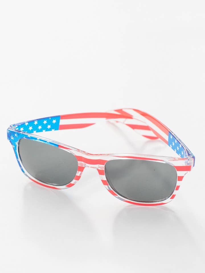 Fourth of July Flag Adults Sunglasses for wholesale by Space 46 Wholesale