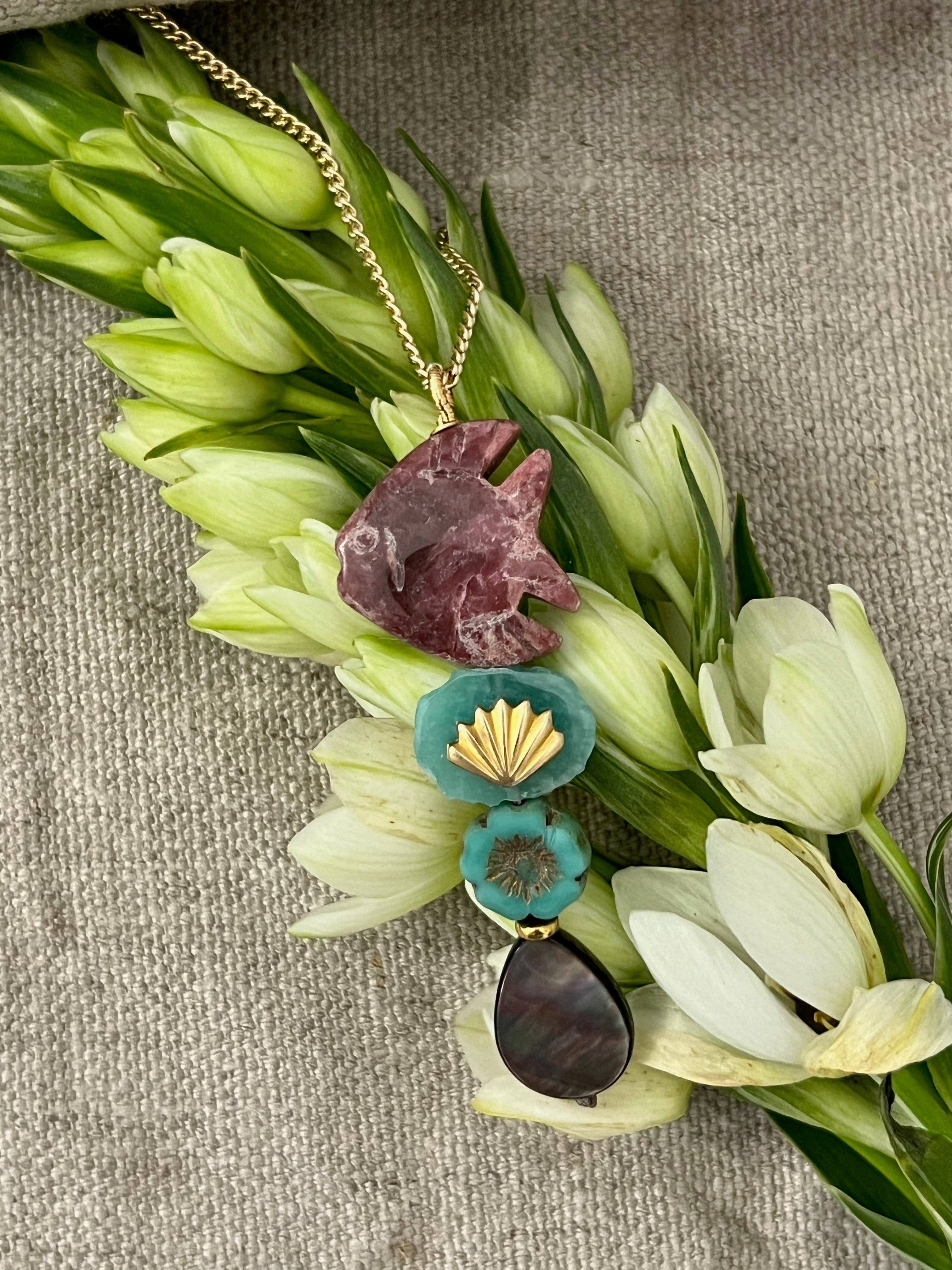 Sandrine France Studio - Wholesale Pendant/Charm Necklace - Companion Leo0