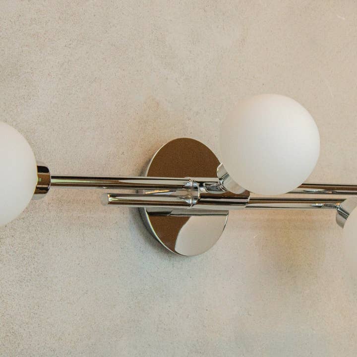 HEKA LIGHTING & TRADING LTD - Wholesale Sconce - Modern Brass Vanity Wall Light with Frosted Globe