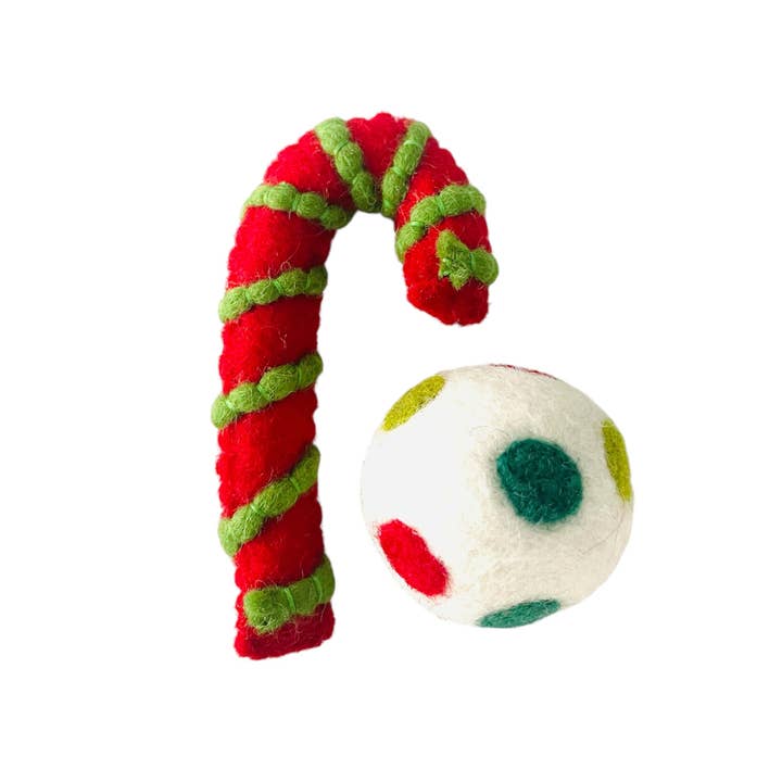 Beautifully Made Fair Trade - Wholesale Pet Toy - Cat - Cat Wool Toy | Nepal1