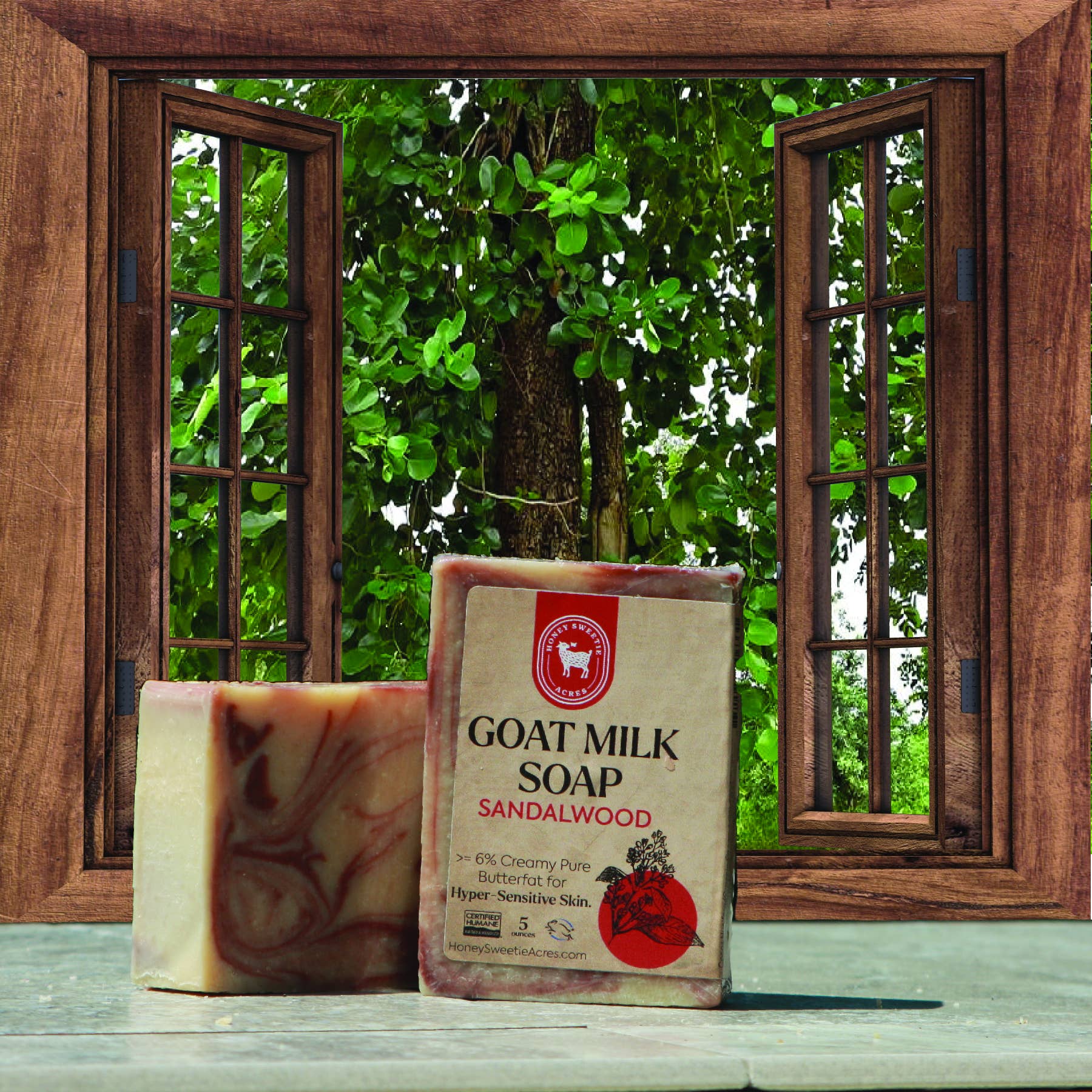 Honey Sweetie Acres - Wholesale Bar Soap - Soap: Sandalwood Goat Milk Soap2