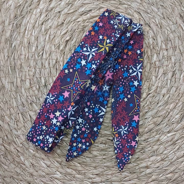PETITE FOUINE - Wholesale Watch Band/Strap - Women's - Scarf fabric watch bracelet for women blue stars