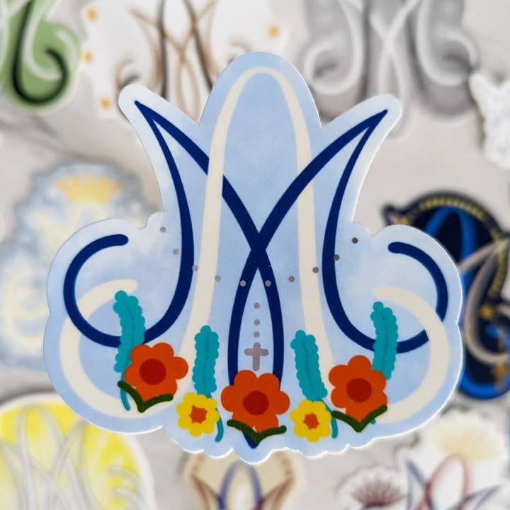 Pegatina Nuestra Señora de Kibeho Auspice Maria para venta al por mayor de worthy of Agape