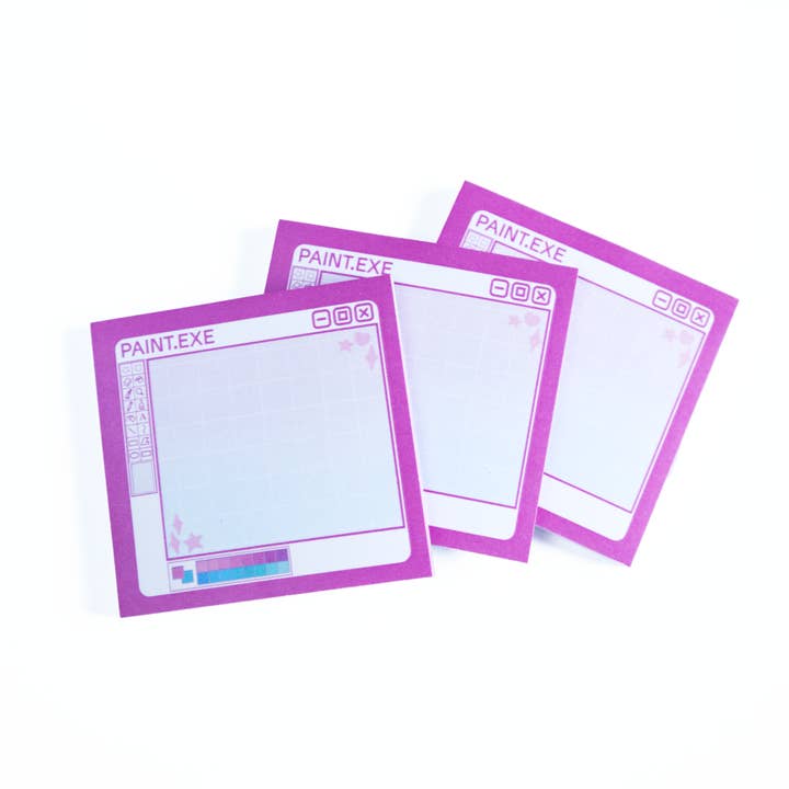 Glitchberry - Wholesale Sticky Notes - Paint.EXE Sticky Note Pad3