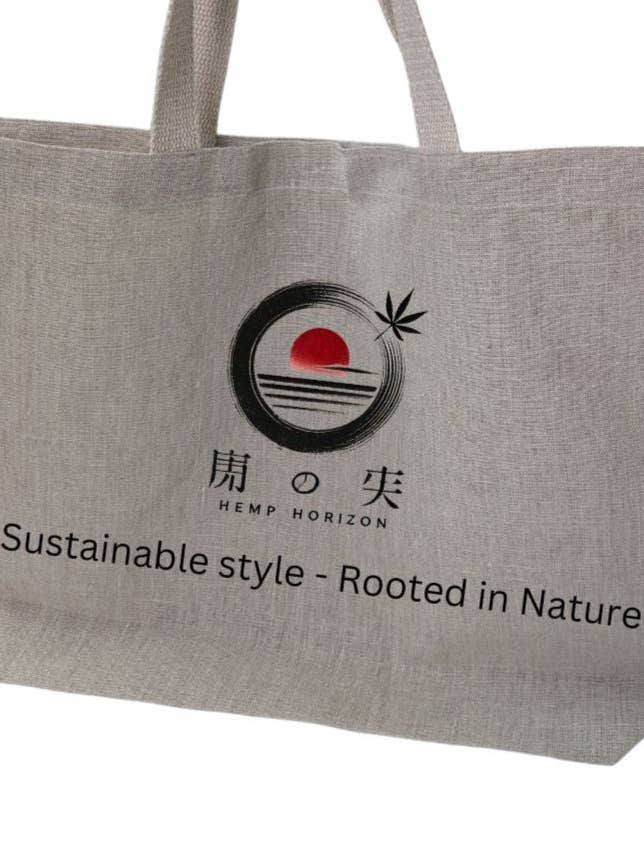 Shizen rustik hampetote taske for engroshandel hos Hemp Horizon